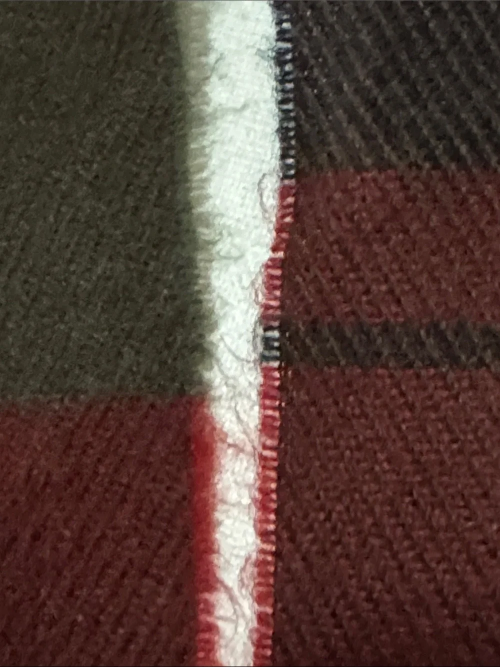 FREE WITH $25 PURCHASE-Plaid Scarf-Unisex-Red/Olive/Black